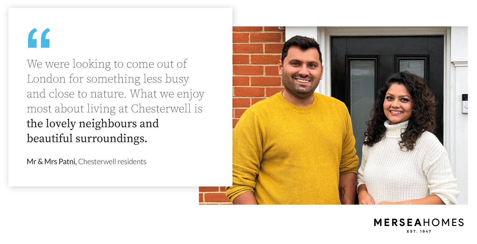 Chesterwell new home owners and residents testimonial - Mr & Mrs Patni