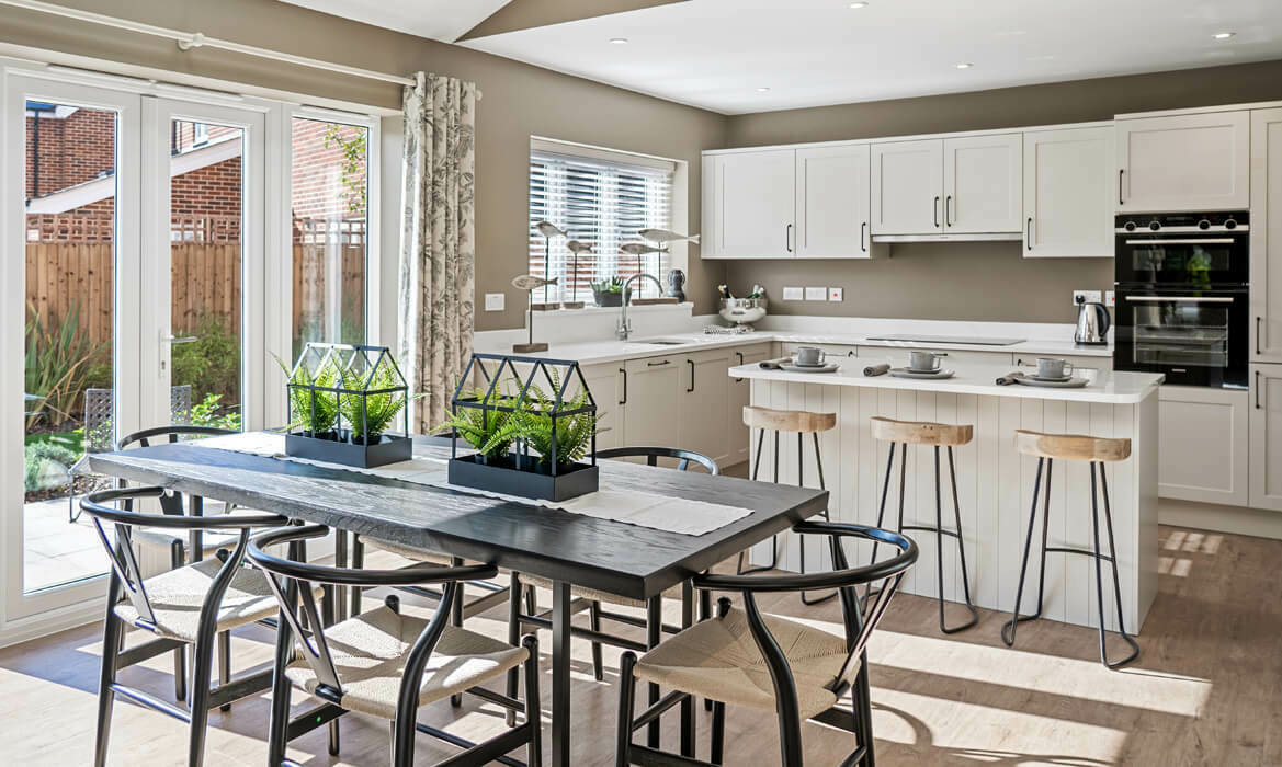 Inside the modern kitchen of a Chesterwell home