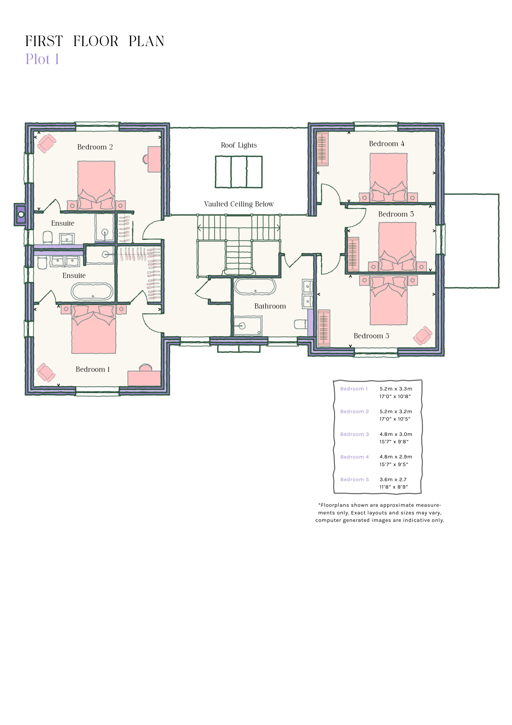 PLOT 1 First Floor Drawing