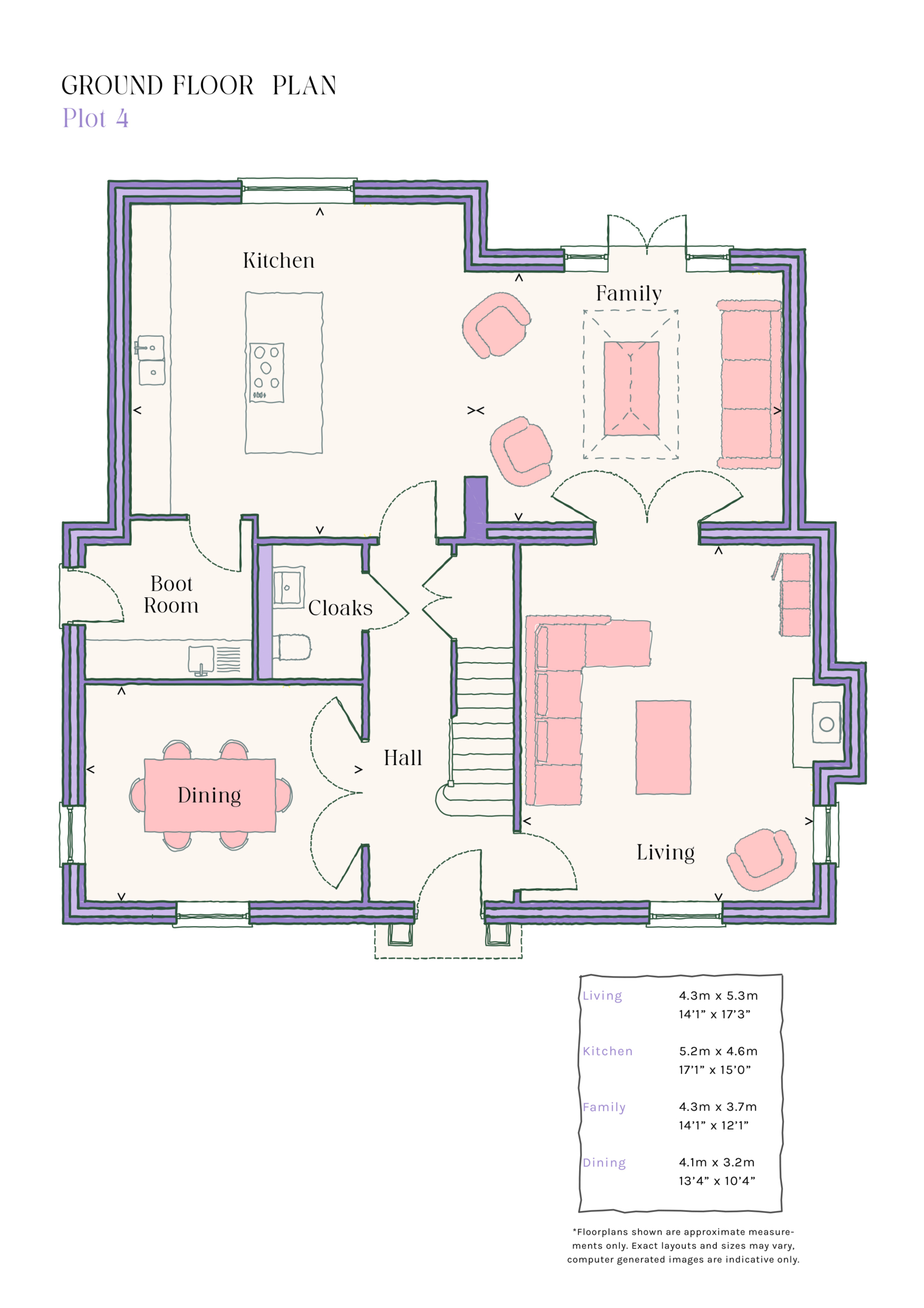 PLOT 4 Ground Floor Drawing