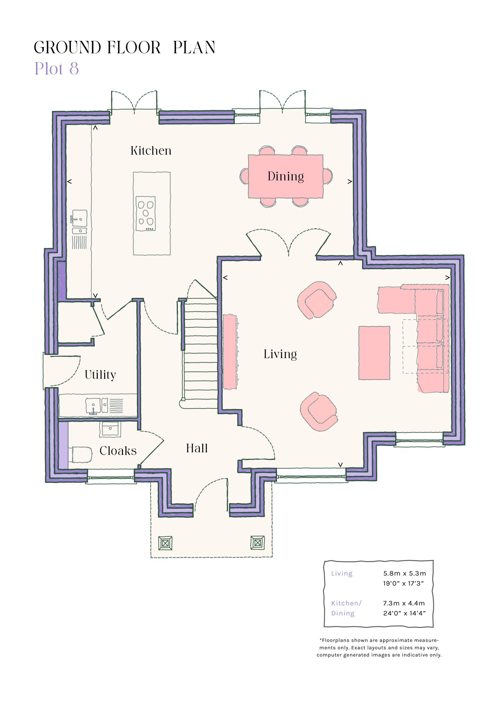 PLOT 8 Ground Floor Drawing