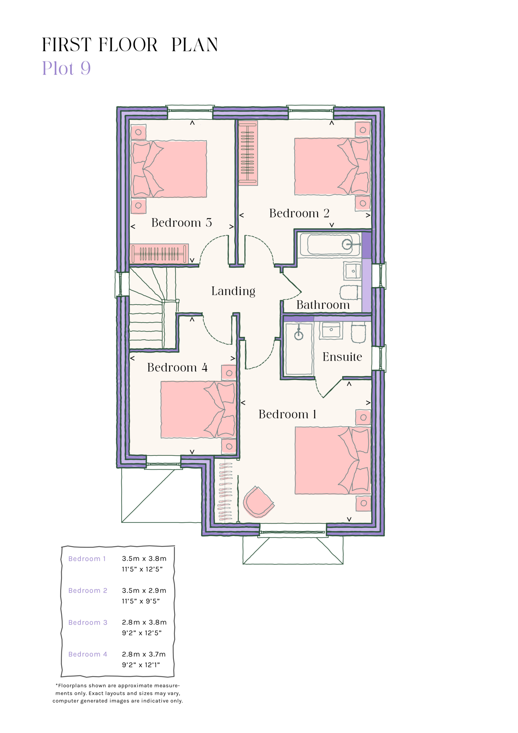 PLOT 9 first Floor Drawing