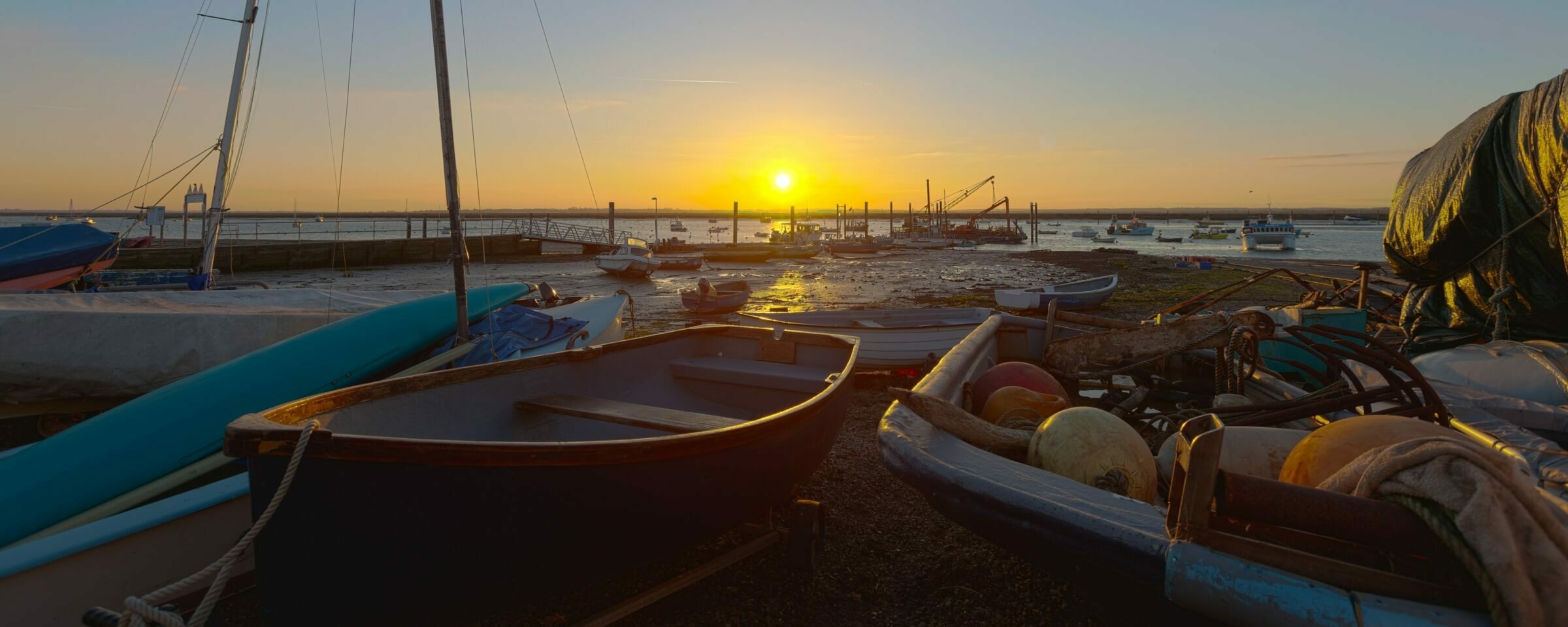 Sunset at West Mersea Beach, Essex - Living in Essex Lifestyle