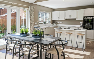 Inside the modern kitchen of a Chesterwell home