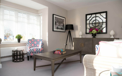 One of the breathtaking living rooms in our Chesterwell homes