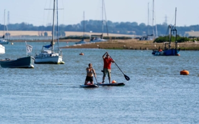 Paddle boarding west mersea 2
